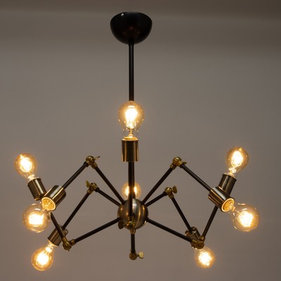 Люстра 2249/8 E27 40 Вт черно-бронзовый 70×70×42 см BayerLux