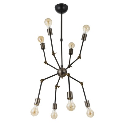 Люстра 2249/8 E27 40 Вт черно-бронзовый 70×70×42 см BayerLux