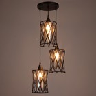 Светильник BayerLux 2087/3BK E27 40 Вт черный - фото 44365411