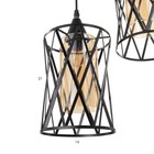 Светильник BayerLux 2087/3BK E27 40 Вт черный - фото 44365412