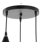 Светильник BayerLux 2087/3BK E27 40 Вт черный - фото 44365414