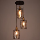 Светильник BayerLux 2101/3BK E27 40 Вт черный - фото 3784115