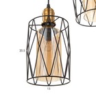 Светильник BayerLux 2101/3BK E27 40 Вт черный - фото 3784116