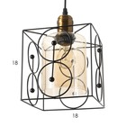 Светильник BayerLux 2104/1BK E27 40Вт черный 16х16х100 см - фото 21657685