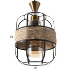 Светильник BayerLux 2106/1BK E27 40Вт черный 15х15х100 см 7162154 - фото 8817447 Светильник BayerLux 2106/1BK E27 40Вт черный 15х15х100 см 7162154 - фото 8817447