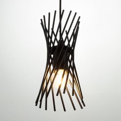 Светильник BayerLux 2114/1BK E27 40 Вт черный 15×15×100 см