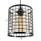 Светильник BayerLux 2115/1BK E27 40 Вт черный 20×20×100 см - фото 42624089