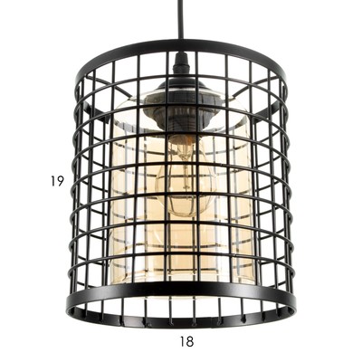 Светильник BayerLux 2115/1BK E27 40 Вт черный 20×20×100 см