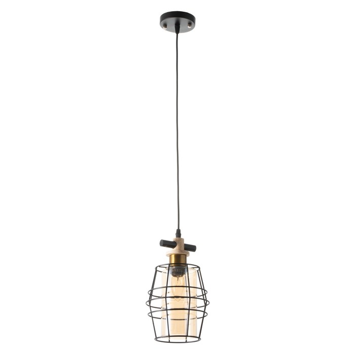 Светильник BayerLux 2122/1BK E27 40 Вт черный 15×15×100 см