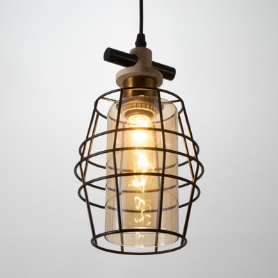 Светильник BayerLux 2122/1BK E27 40 Вт черный 15×15×100 см