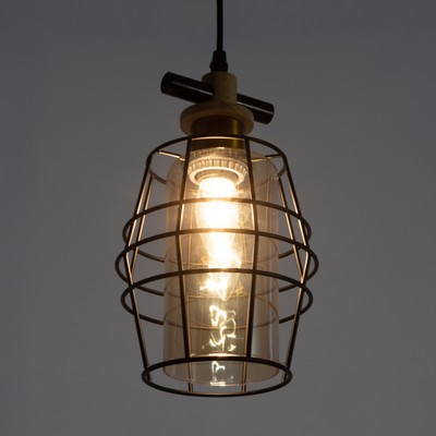 Светильник BayerLux 2122/1BK E27 40 Вт черный 15×15×100 см