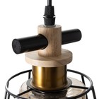 Светильник BayerLux 2122/1BK E27 40 Вт черный 15×15×100 см - фото 3784300