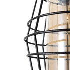 Светильник BayerLux 2122/1BK E27 40 Вт черный 15×15×100 см - фото 3784301