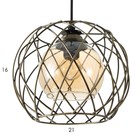 Светильник BayerLux 2110/1BR E27 40Вт бронза 20х20х100 см - Фото 6