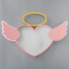 Люстра с ПДУ "Сердце ангела" LED 90Вт 3000-6000К розовый 61х43х5,5 см BayerLux - Фото 6