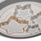 Люстра с ПДУ «Звездный» LED 160 Вт 3000-6000К серо-белый 52×52×8.5 см BayerLux - Фото 7