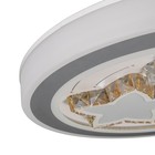 Люстра с ПДУ «Звездный» LED 160 Вт 3000-6000К серо-белый 52×52×8.5 см BayerLux - Фото 8