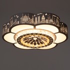 Люстра с ПДУ «Гранде» LED 60 Вт 3000-6000К белый 50×50×9 см BayerLux - фото 5033352