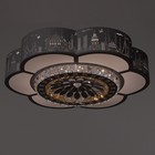 Люстра с ПДУ «Гранде» LED 60 Вт 3000-6000К белый 50×50×9 см BayerLux - фото 5033354