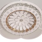 Люстра с ПДУ «Гранде» LED 60 Вт 3000-6000К белый 50×50×9 см BayerLux - фото 5033355