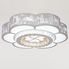 Люстра с ПДУ «Гранде» LED 160 Вт 3000-6000К белый 50×50×9 см BayerLux - фото 4368621