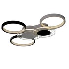 Люстра с ПДУ «Монро» 5хLED 100 Вт 3000-6000К черно-белый 60×42 см BayerLux - фото 5033365