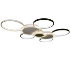 Люстра с ПДУ "Мноро" 8хLED 250Вт 3000-6000К черно-белый 114х76 см BayerLux 7503268