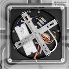 Люстра с ПДУ "Квадро" 4хLED 80Вт 3000-6000К черный 56х50х7 см BayerLux 7503270