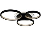 Люстра с ПДУ "Монро" 4хLED 120Вт 3000-6000К черный 56х46х7 см BayerLux - фото 42746578