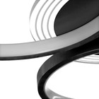 Люстра с ПДУ "Монро" 4хLED 120Вт 3000-6000К черный 56х46х7 см BayerLux - фото 42746580