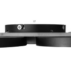 Люстра с ПДУ "Монро" 4хLED 120Вт 3000-6000К черный 56х46х7 см BayerLux - фото 42746581