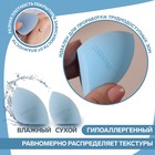 Спонж для макияжа в футляре «Капля», 6,5 × 4,4 см, увеличивается при намокании, цвет МИКС - фото 24650542