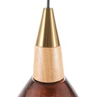 Светильник BayerLux «Бачеири» E27 40 Вт черный-кофе 20×20×38-138 см - фото 3784634