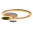 Люстра с ПДУ "Ринго" 3хLED 50Вт 3000-6000К золото 45х40х7 см BayerLux 7562824