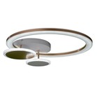 Люстра с ПДУ "Ринго" 3хLED 50Вт 3000-6000К золото 45х40х7 см BayerLux 7562824