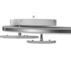 Люстра с ПДУ "Ринго" 3хLED 50Вт 3000-6000К черный 45х40х7 см BayerLux 7562825 - фото 14059239