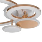 Люстра с ПДУ «Ринго» 4хLED 100 Вт 3000-6000К золото 60×50×10.5 см - фото 4368658