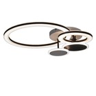 Люстра с ПДУ "Ринго" 4хLED 100Вт 3000-6000К черный 60х50х10,5 см BayerLux 7562827