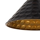 Светильник BayerLux "Чеканка" Е27 40Вт черный-золото 24х24х17-117 см - фото 21658333