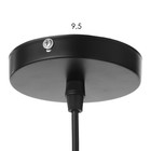 Светильник BayerLux "Чеканка" Е27 40Вт черный-золото 24х24х17-117 см - фото 21658335