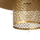 Светильник BayerLux «Туаз» Е27 40 Вт серый 25×25×13 см - фото 5017933