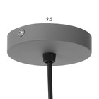 Светильник BayerLux «Туаз» Е27 40 Вт серый 25×25×13 см - фото 5017934