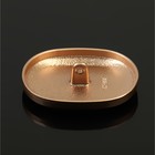 Пуговица металлическая на ножке, декоративная, 30 × 36 мм, цвет золотой - фото 7614875
