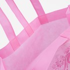 Сумка на кнопке, наружный карман, цвет розовый - фото 21658553