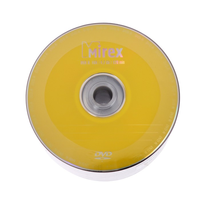 Диск DVD-R Mirex 50, 16х, 4.7 Гб, 1 шт. - Фото 1