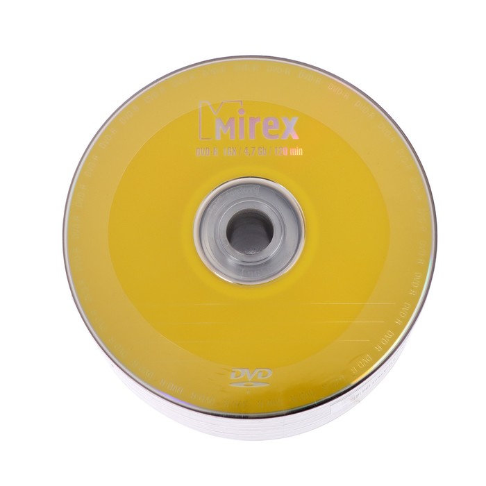 Диск DVD-R Mirex 50, 16х, 4.7 Гб, 1 шт - Фото 1