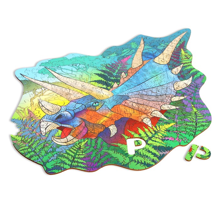 Пазл деревянный «Динозавр» 244 детали 55066