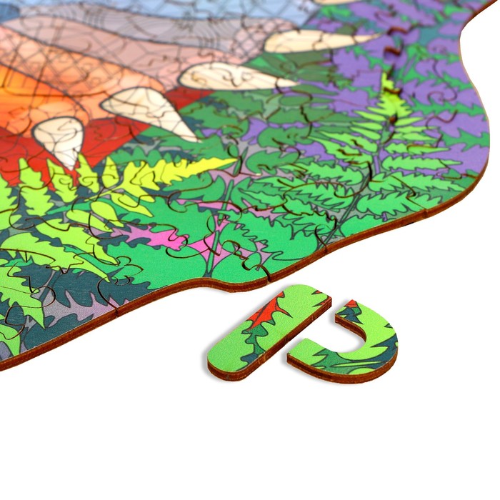 Пазл деревянный «Динозавр» 244 детали 55066