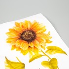 Наклейка интерьерная 3D «Подсолнухи», 50×35 см - фото 60803817