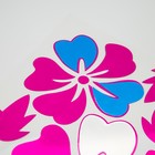 Наклейка интерьерная зеркальная "Крупные цветы" цветная 60х32 см - Фото 2